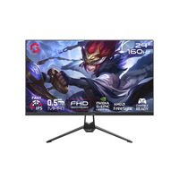 GAMEON GOES24FHD160IPS Essential Series 24" FHD, 160Hz, MPRT 0.5ms, HDMI 2.1, Fast IPS Gaming Monitor (Supports PS5) - Black