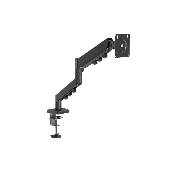 GAMEON GO-5500 Gas Mechanical Spring Single Monitor Arm For Gaming And Office Use, 17" - 32", Flat Monitor Up To 9 KG & Curve Monitor Up To 9 KG - Black