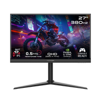 GAMEON GOMP27QHD380IPS Midnight Pro Series 27" QHD, 380Hz, MPRT 0.5ms, HDMI 2.1, Fast IPS Gaming Monitor (Supports PS5) - Black