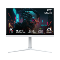 GAMEON GOA27QHD180IPS Artic Pro Series 27" QHD, 180Hz, MPRT 0.3ms, HDMI 2.1, Fast IPS Gaming Monitor (Supports PS5) - White