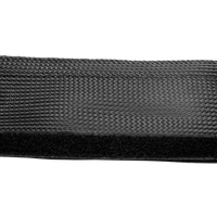 GAMEON GO-5374 Flexible Cable Wrap Sleeve with Hook and Loop Fastener (85mm/3.3" Width) - Black
