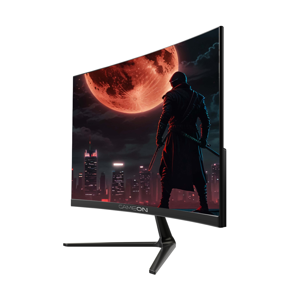 GAMEON GOC24F180VA Pro Series 24" FHD, 180Hz, MPRT 0.5ms, HDMI 2.1, VA Panel Curved Gaming Monitor 3000R 16:9 (Supports PS5) - Black