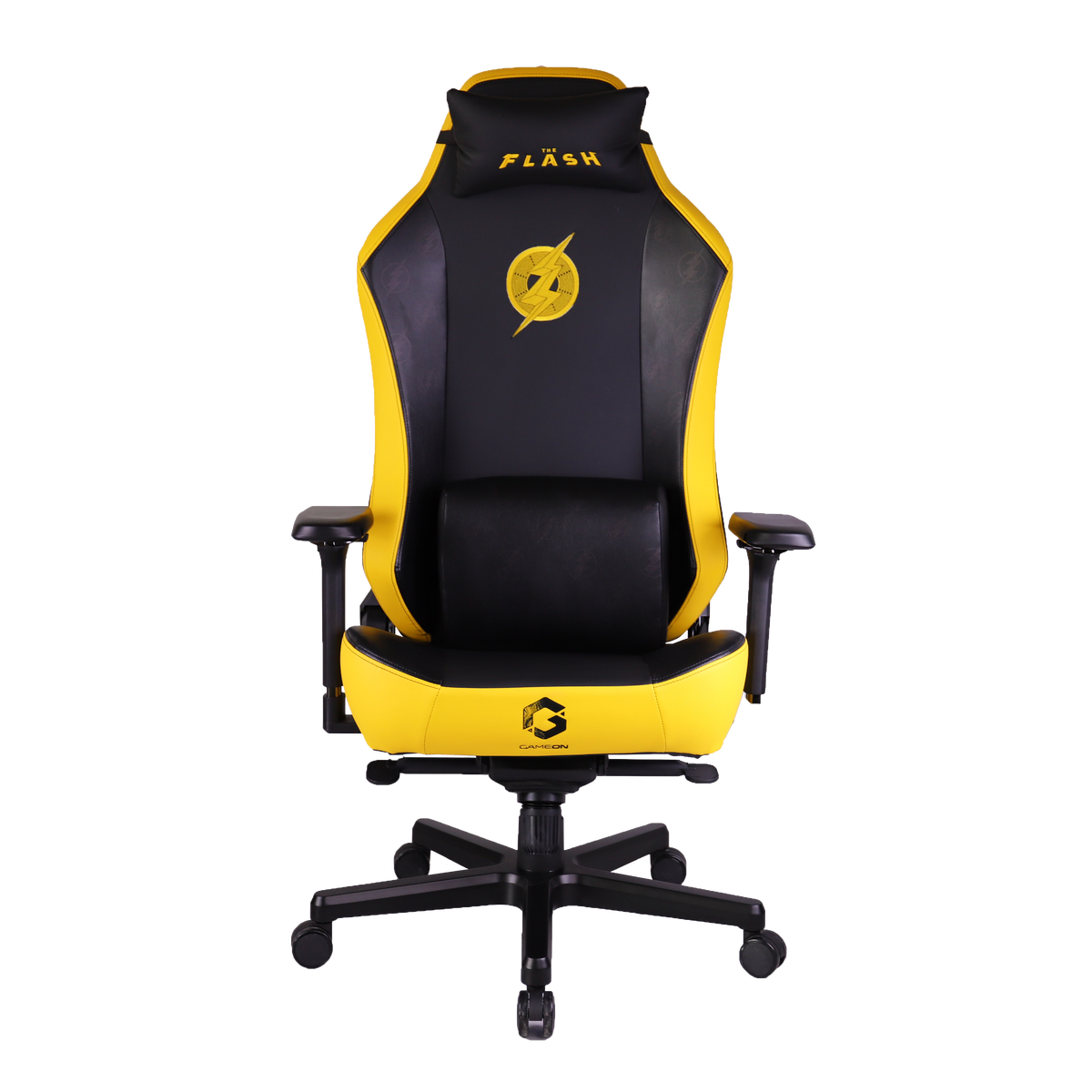 GAMEON x DC Licensed Gaming Chair With Adjustable 4D Armrest & Metal Base - Flash