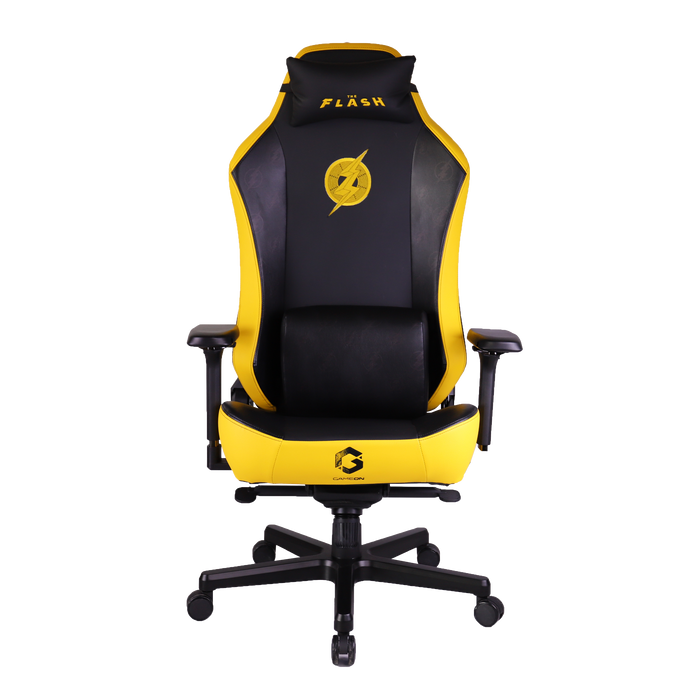 GAMEON x DC Licensed Gaming Chair With Adjustable 4D Armrest & Metal Base - Flash