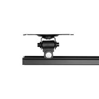 GAMEON GO-2052 Easy To Adjust Vertical Lift Dual Screen Monitor Stand For Gaming And Office Use, 17" - 27", Each Arm Up To 6 KG, Black