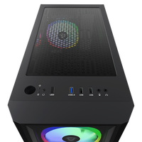 GAMEON TRIDENT II Mid Tower Gaming Case (ARGB)