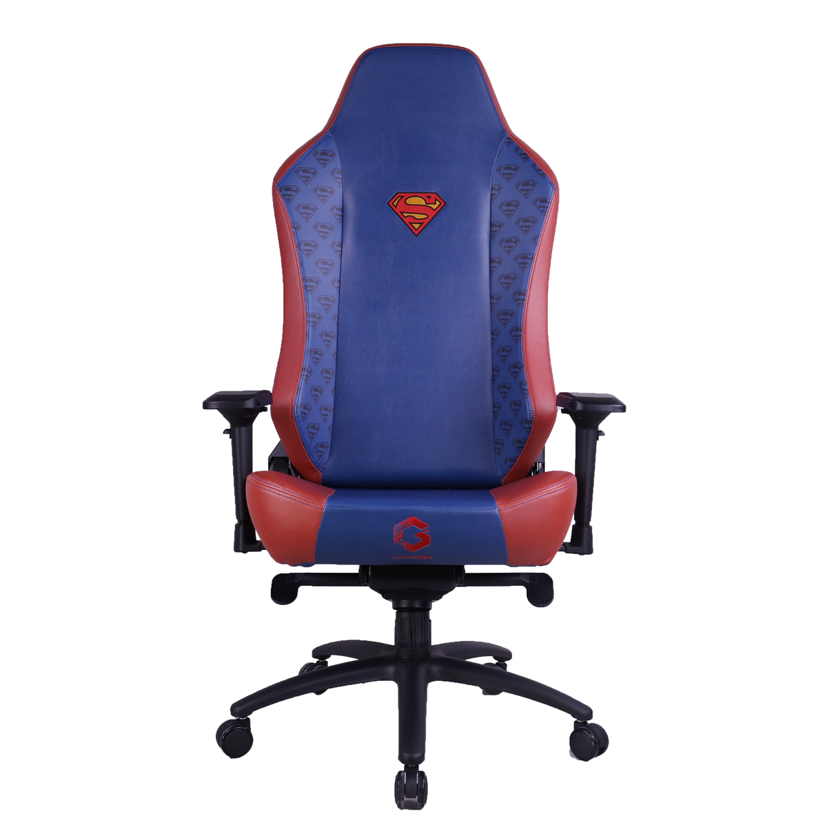 GAMEON x DC Licensed Gaming Chair With Adjustable 4D Armrest & Metal Base - Superman