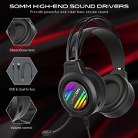 GAMEON GOT100 Ravenstrike RGB Gaming Headset - Black