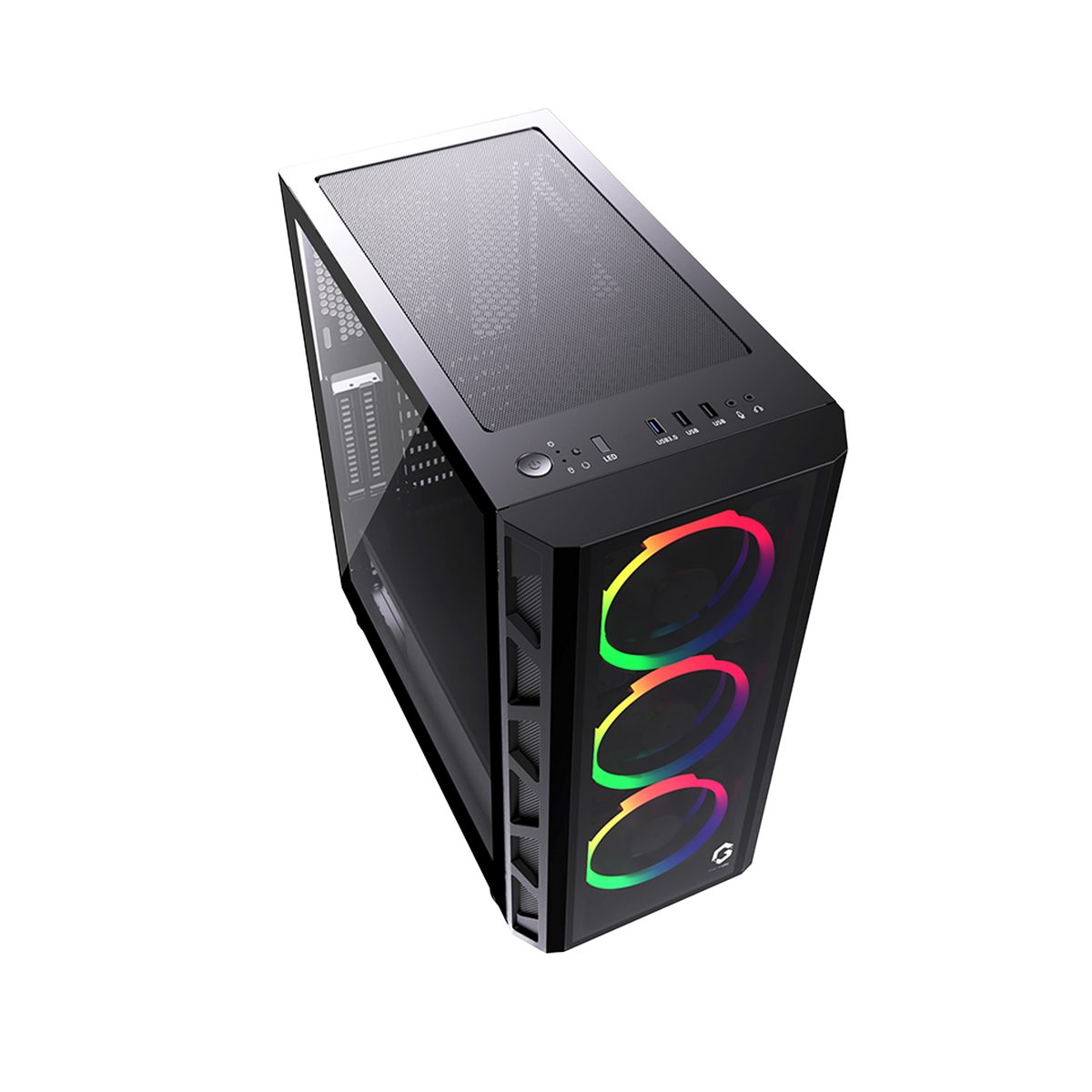 GAMEON TRIDENT II Mid Tower Gaming Case (ARGB)