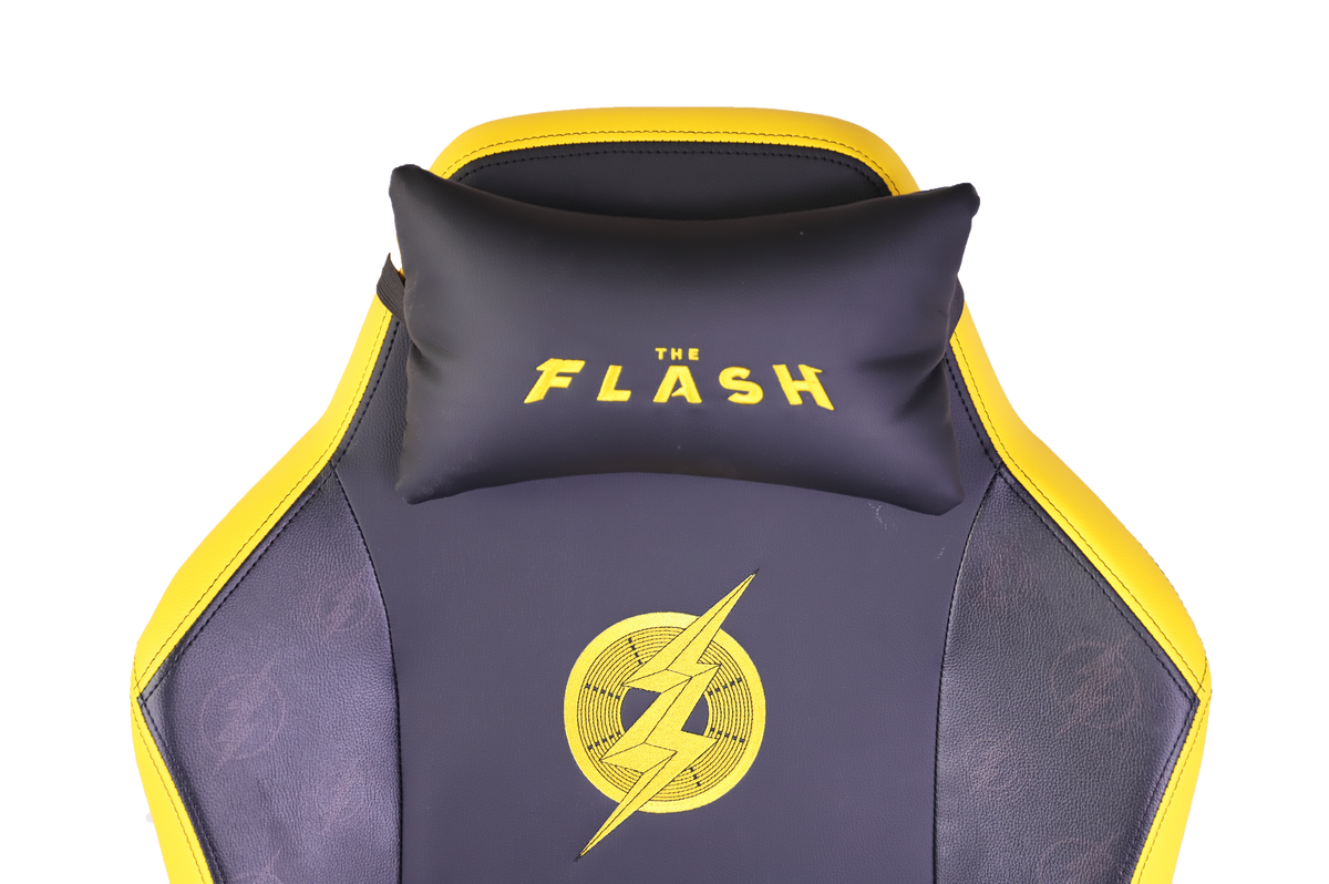 GAMEON x DC Licensed Gaming Chair With Adjustable 4D Armrest & Metal Base - Flash