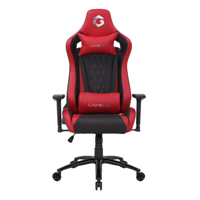 GAMEON GT Series Gaming Chair - Black/Red