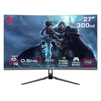GAMEON GOC27F300 27'' ,300Hz, FHD, 0.5Ms, Fast VA Curved R1500, HDMI 2.1 Gaming Monitor