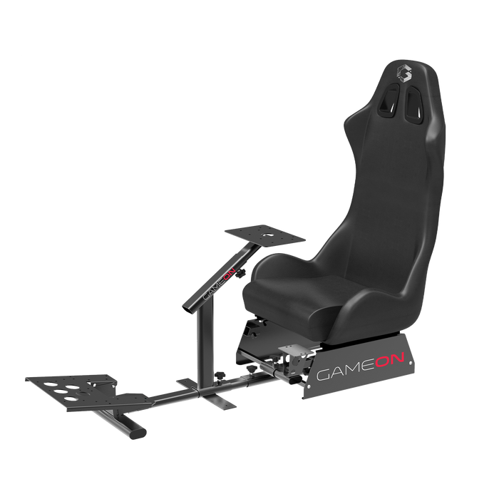 GAMEON GOMPR-5091 Master Pro Racing Gaming Simulator Cockpit - Black