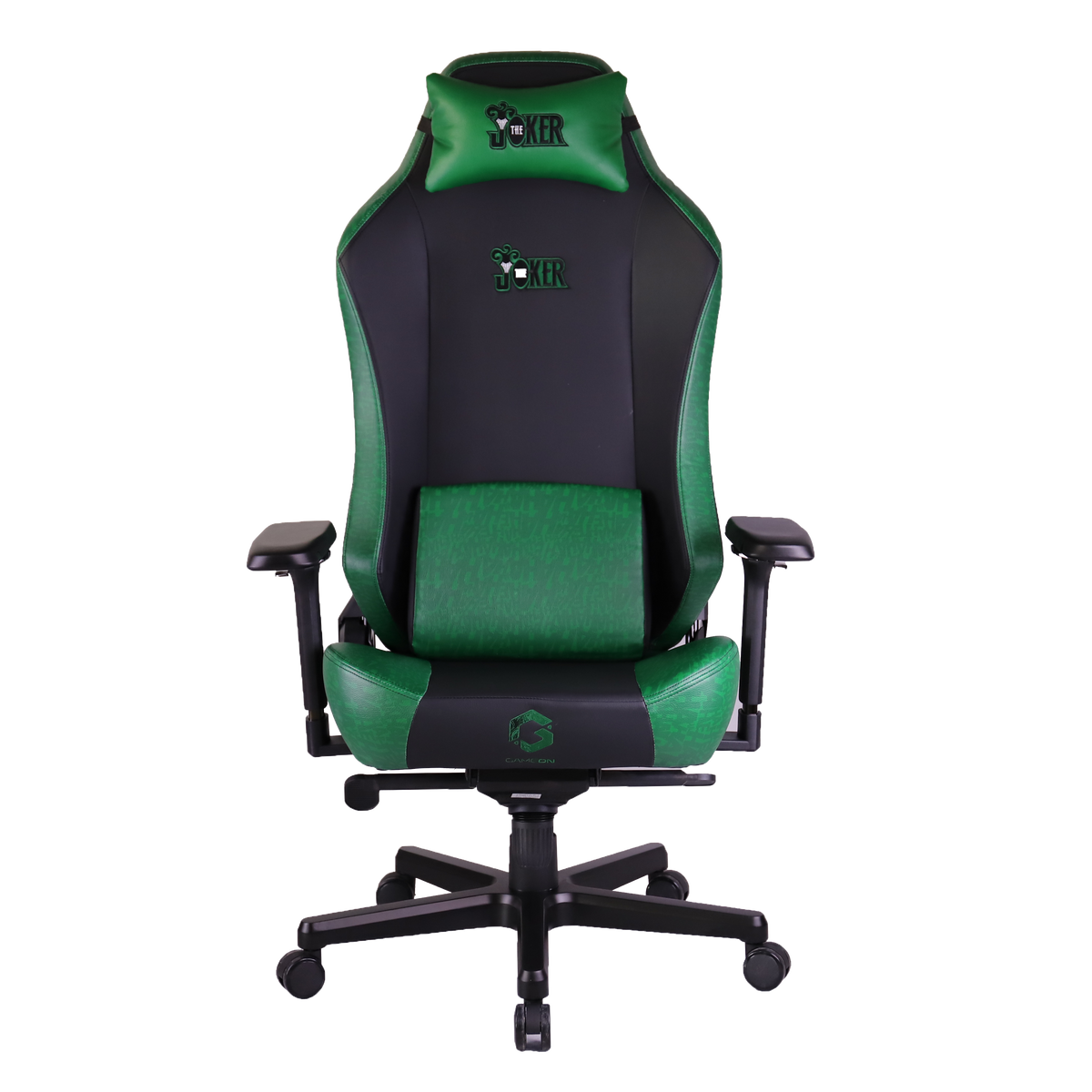 GAMEON x DC Licensed Gaming Chair With Adjustable 4D Armrest & Metal Base - Joker