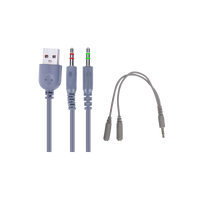 GAMEON GO-CYPHERW-XL-W All-In-One Gaming Bundle (Keyboard, Headset, Mouse & Mousepad)