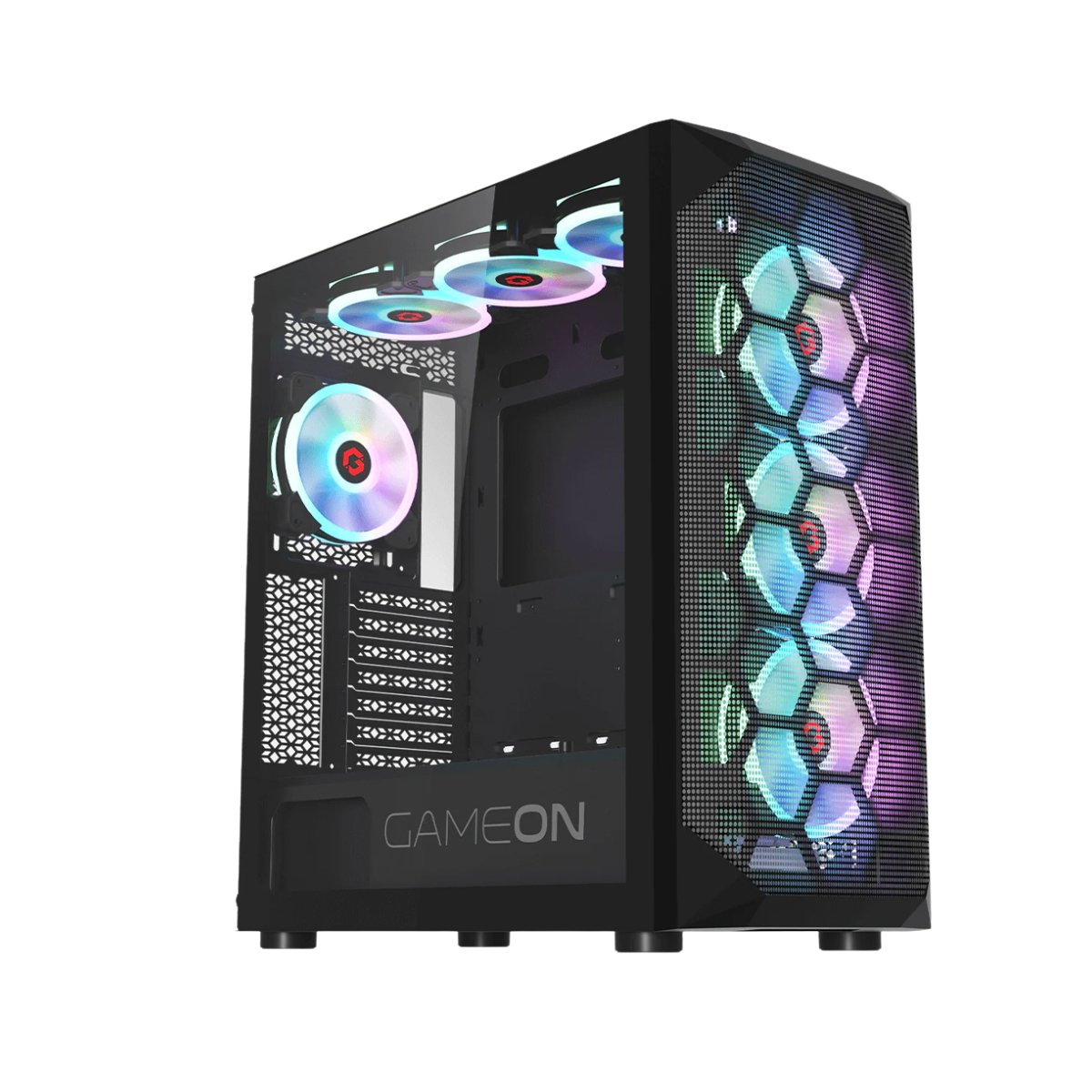 Customized Gaming PC Bundle - Intel i5 12400F Processor, 16GB RAM, 1TB SSD, RTX 3050 6GB, 650W PSU, Liquid Cooler + FREE Cololight LED Strip Light & Deltaco Gaming Headset - Black