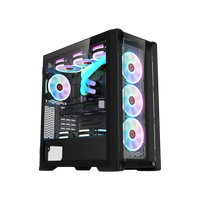 Customized Gaming PC Bundle - Intel i5 12400F Processor, 16GB RAM, 1TB SSD, RTX 3050 6GB, 650W PSU, Liquid Cooler + FREE Cololight LED Strip Light & Deltaco Gaming Headset - Black