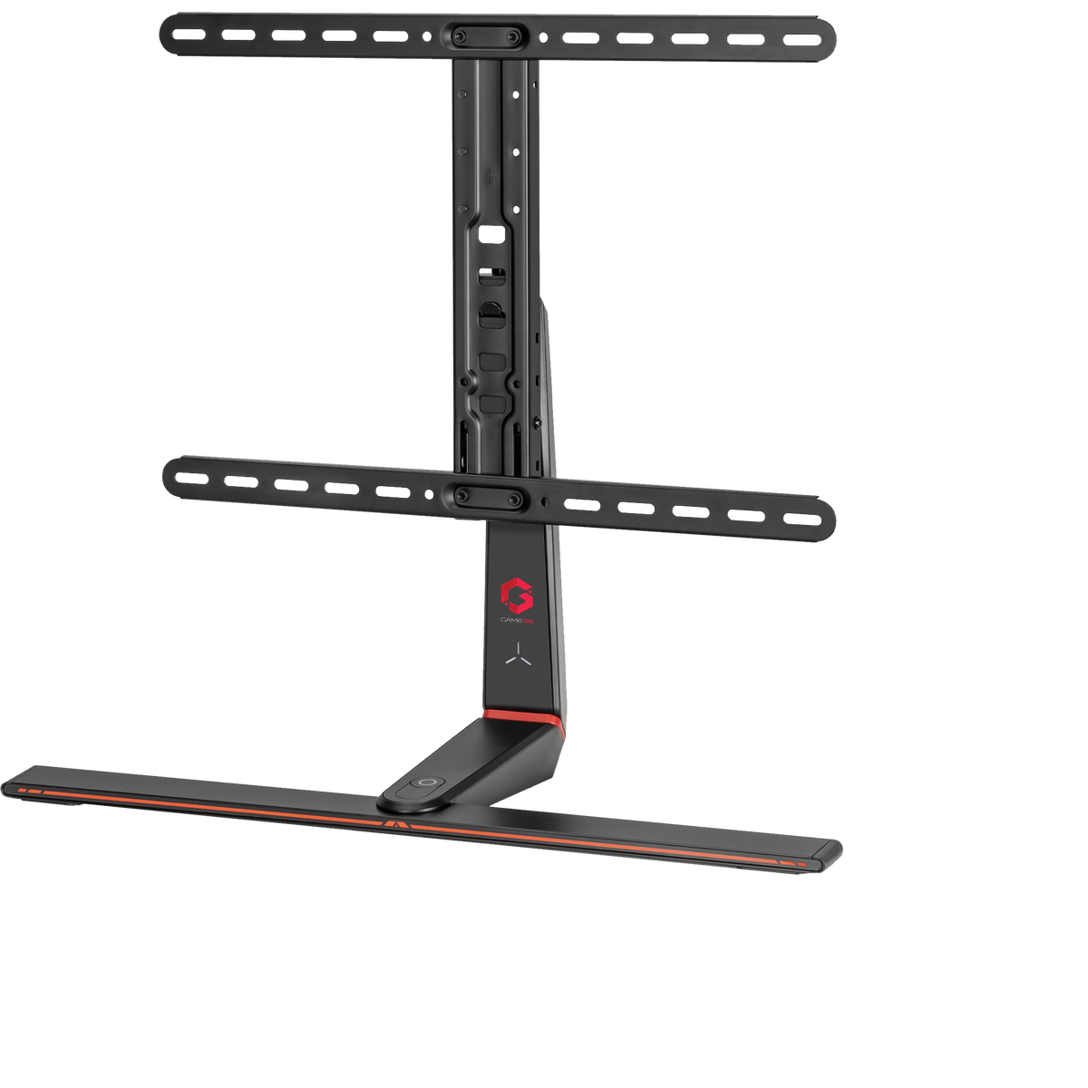 GAMEON GO-2021 RGB Lighting Gaming Table Top Stand For Gaming And Office Use, 37" - 65", Arm Up To 40 KG, Black