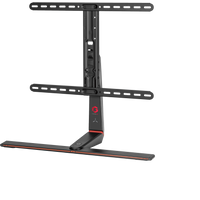 GAMEON GO-2021 RGB Lighting Gaming Table Top Stand For Gaming And Office Use, 37" - 65", Arm Up To 40 KG, Black