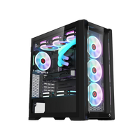 Customized Gaming PC Bundle - Intel i5 12400F Processor, 16GB RAM, 1TB SSD, RTX 3050 6GB, 650W PSU, Liquid Cooler + FREE Cololight LED Strip Light & Deltaco Gaming Headset - Black