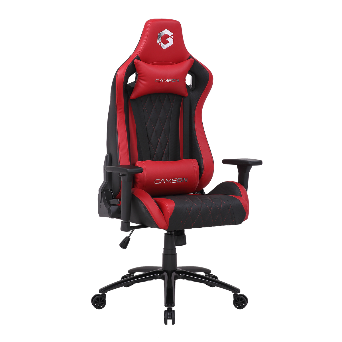 GAMEON GT Series Gaming Chair - Black/Red