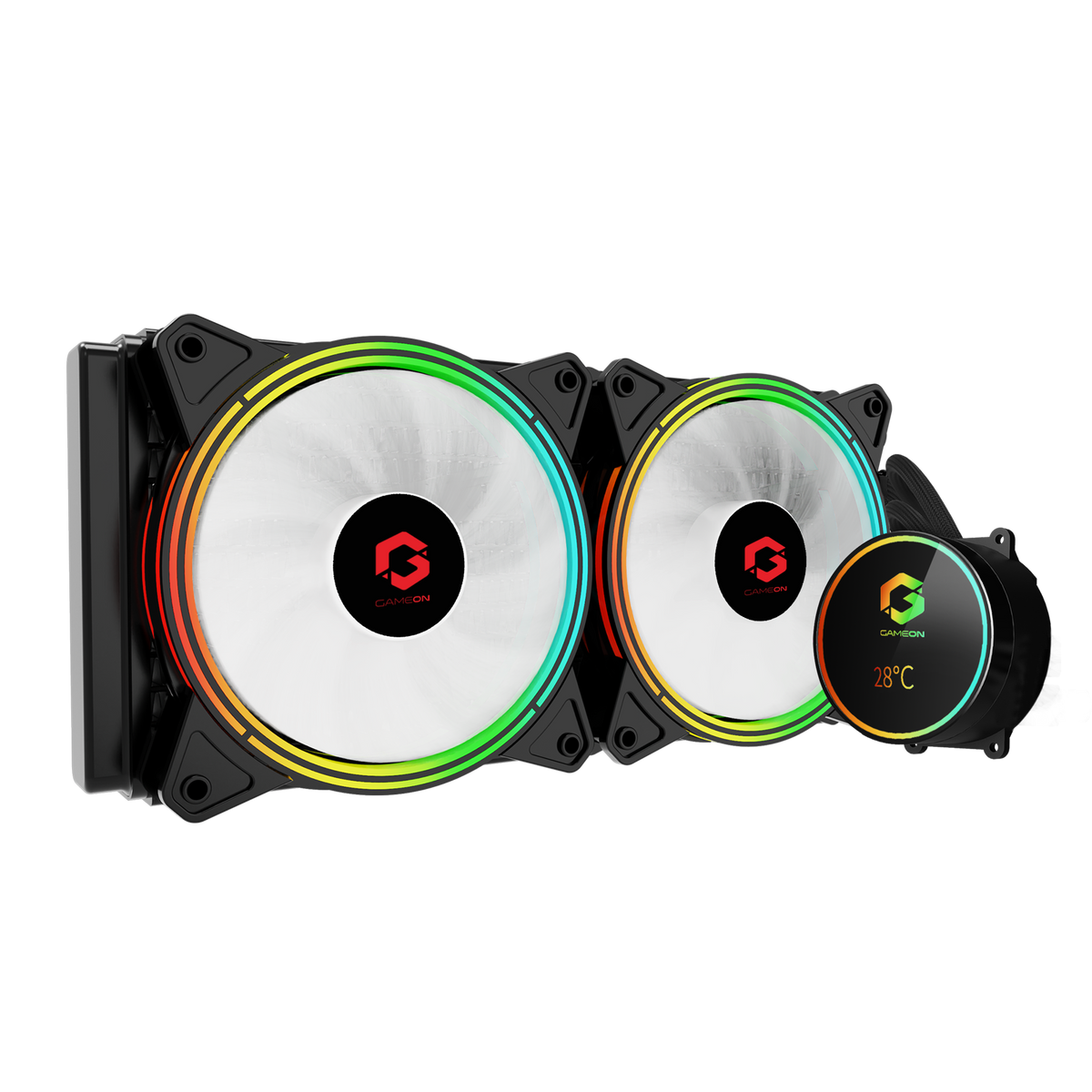 GAMEON - KRAKEN A380 240mm Liquid CPU Cooler - Black