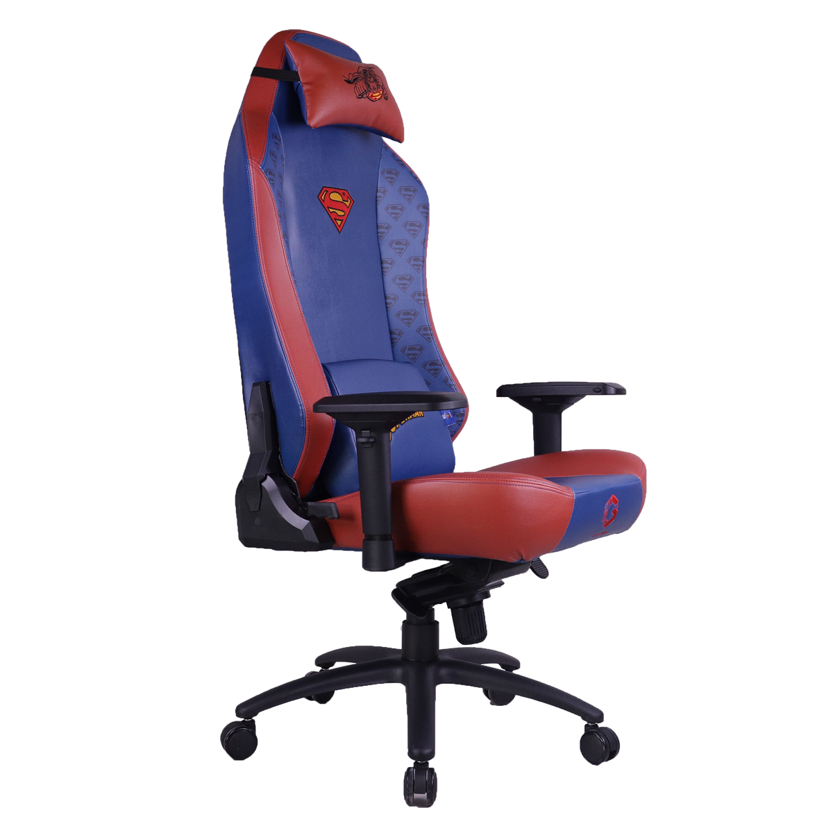 GAMEON x DC Licensed Gaming Chair With Adjustable 4D Armrest & Metal Base - Superman