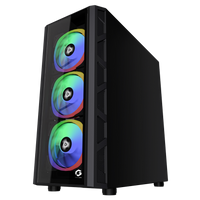 GAMEON TRIDENT II Mid Tower Gaming Case (ARGB)