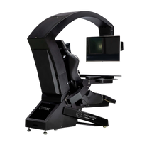 GAMEON IW-320 Zero Gravity Reclining Computer Workstation Gaming Simulator Chair/Cockpit – Black