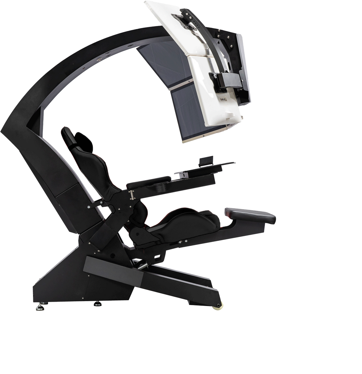 GAMEON IW-320 Zero Gravity Reclining Computer Workstation Gaming Simulator Chair/Cockpit – Black
