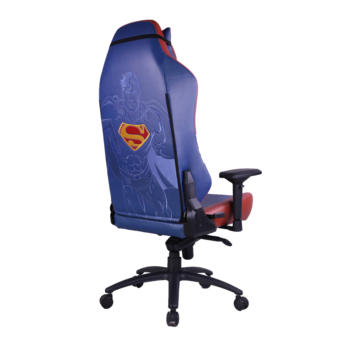 GAMEON x DC Licensed Gaming Chair With Adjustable 4D Armrest & Metal Base - Superman