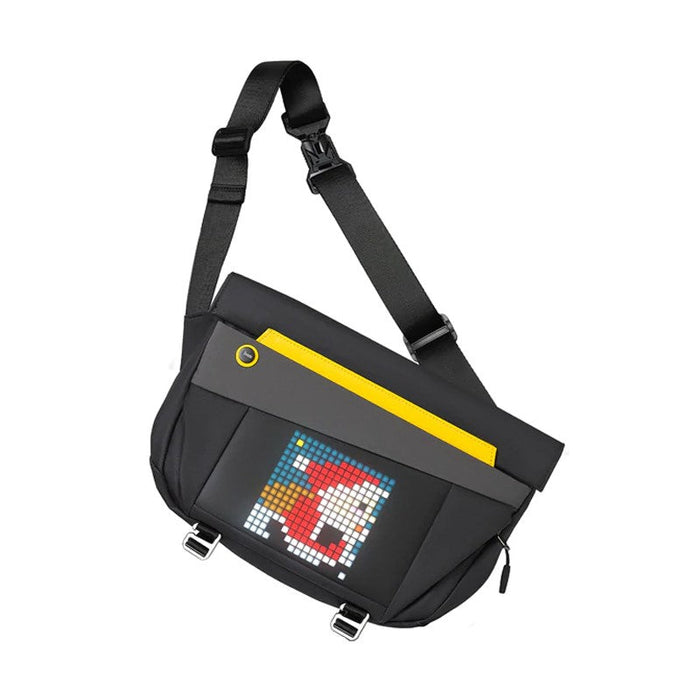 Divoom Pixel Sling Bag-V With LED Customizable Animation Screen And App Control - Black