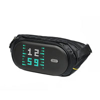 Divoom Pixoo Sling Bag-C With LED Customizable Animation Screen And App Control - Black