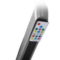 GAMEON GO-2151 PRO V2 Dual Monitor Arm For Gaming And Office Use, 17" - 32" With RGB Lighting, Each Arm Up To 9 KG, Space Grey