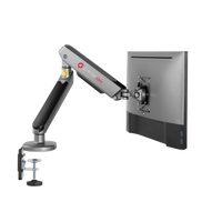 GAMEON GO-2168 PRO V2 Single Monitor Arm For Gaming And Office Use, 17" - 32" With RGB Lighting, Arm Up To 9 KG, Space Grey