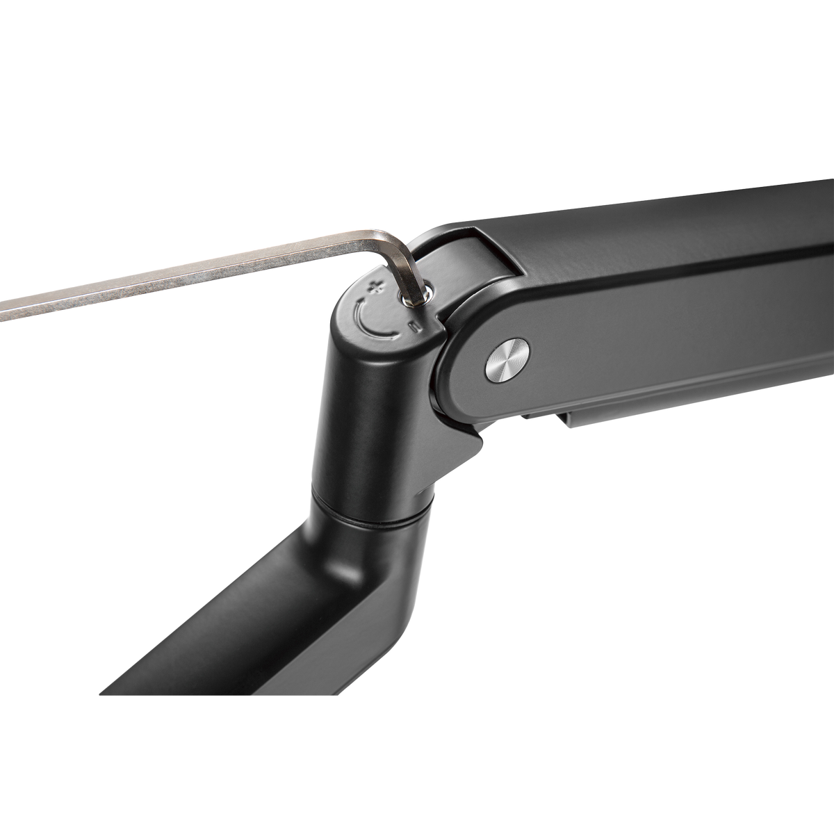 GAMEON GO-2045 Pole-Mounted Spring-Assisted Dual Monitor Arm For Gaming And Office Use, 17" - 32", Each Arm Up To 9 KG, Black