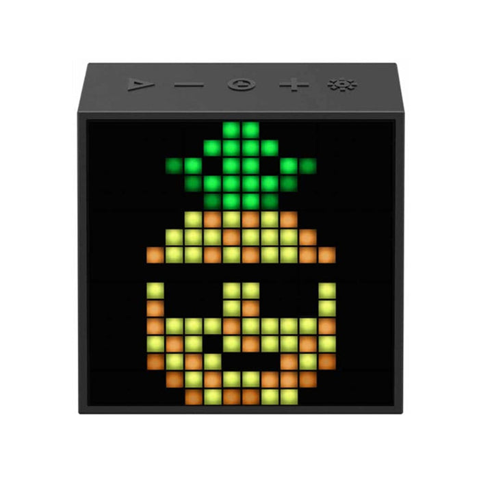 Divoom Timebox Evo Pixel Art Bluetooth Speaker With 16x16 LED Animation Display, App Control & Bedside Alarm Clock - Black