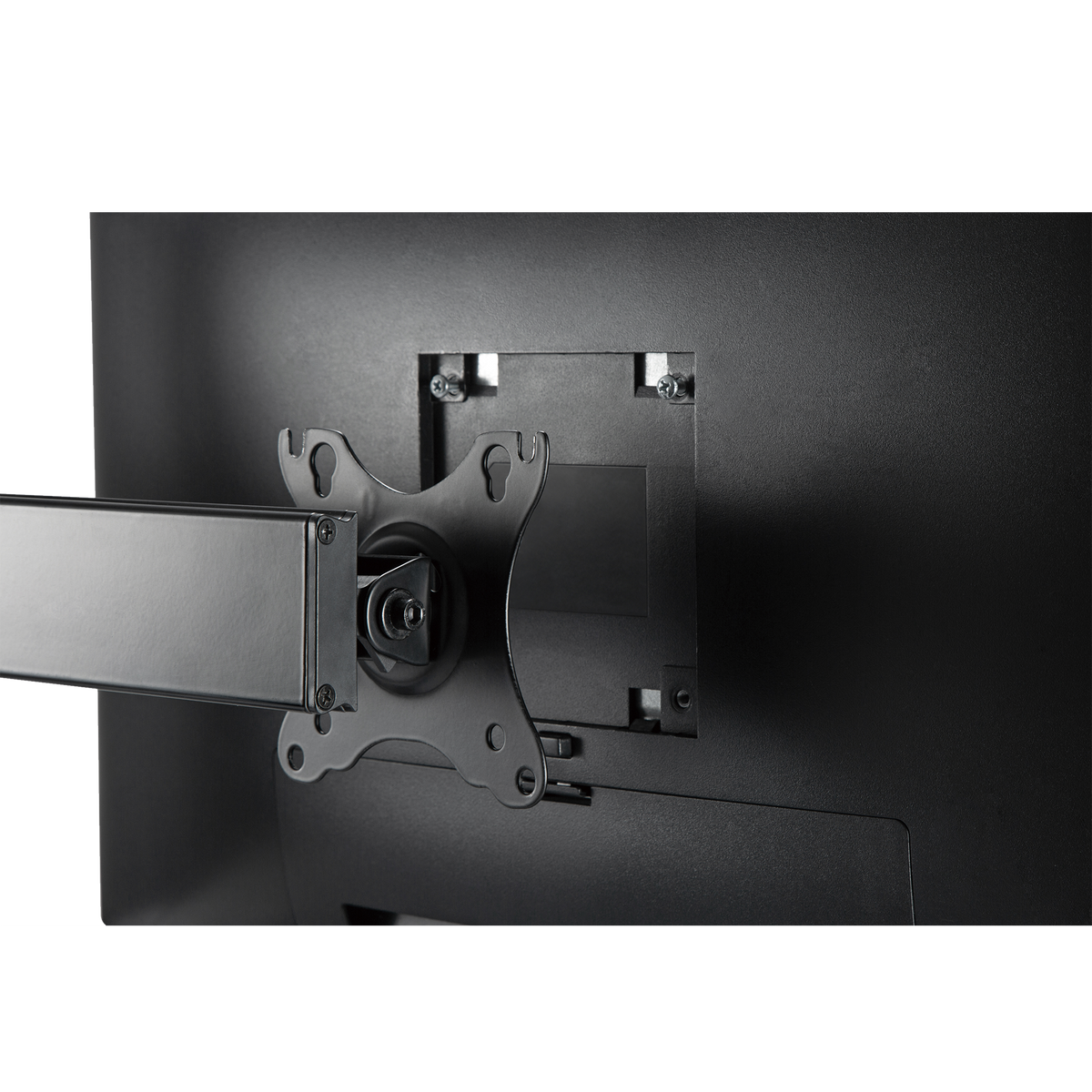 GAMEON GO-2052 Easy To Adjust Vertical Lift Dual Screen Monitor Stand For Gaming And Office Use, 17" - 27", Each Arm Up To 6 KG, Black