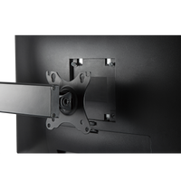 GAMEON GO-2052 Easy To Adjust Vertical Lift Dual Screen Monitor Stand For Gaming And Office Use, 17" - 27", Each Arm Up To 6 KG, Black