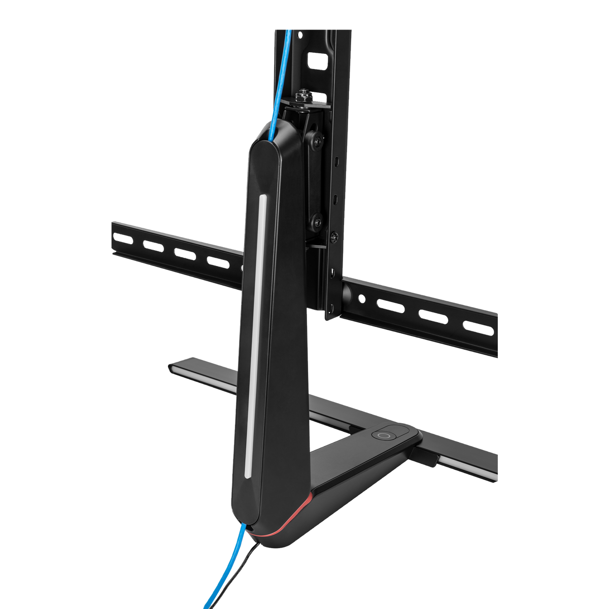 GAMEON GO-2021 RGB Lighting Gaming Table Top Stand For Gaming And Office Use, 37" - 65", Arm Up To 40 KG, Black