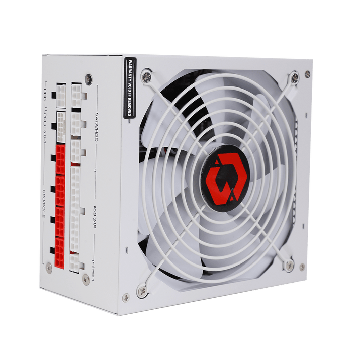 GAMEON - SPY2 ATX 1000 WATTS 80 PLUS Gold Value Gaming Power Supply - White