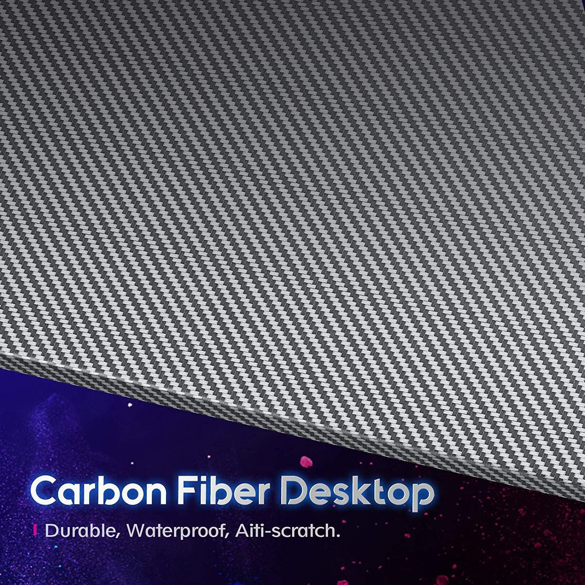 GAMEON L-Shaped Slayer I Series Gaming Desk (Size: 129*129*74cm & Table top 80*46cm) With Headset Hook, Cup Holder & Accessories Stand - Black