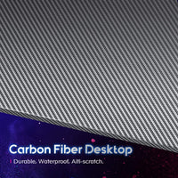 GAMEON L-Shaped Slayer I Series Gaming Desk (Size: 129*129*74cm & Table top 80*46cm) With Headset Hook, Cup Holder & Accessories Stand - Black