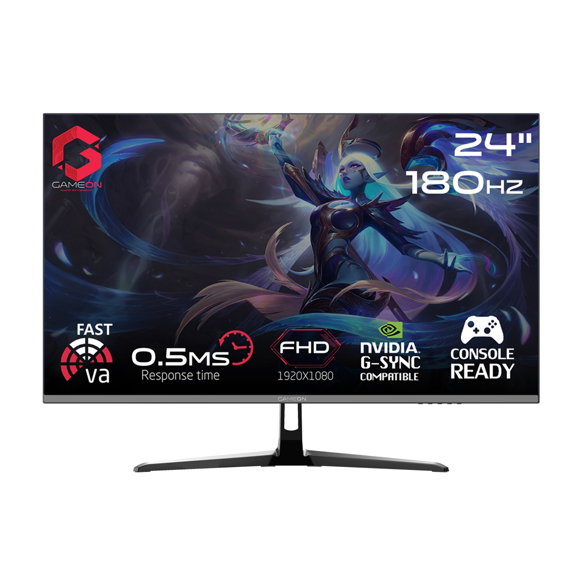 Customized Gaming PC Bundle - Intel i5 12400F Processor, 16GB RAM, 1TB SSD, RTX 3050 6GB, 650W PSU, 24" FHD 180Hz Monitor & All-In-One Gaming Bundle (Keyboard, Headset, Mouse & Mousepad) - Black