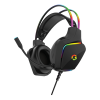 GAMEON GO-712 RGB Gaming Headset With Detachable Mic - Black