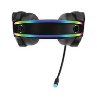 GAMEON GO-712 RGB Gaming Headset With Detachable Mic - Black