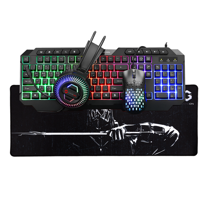GAMEON CYPHER XL All-In-One Gaming Bundle (Keyboard, Headset, Mouse & Mousepad)