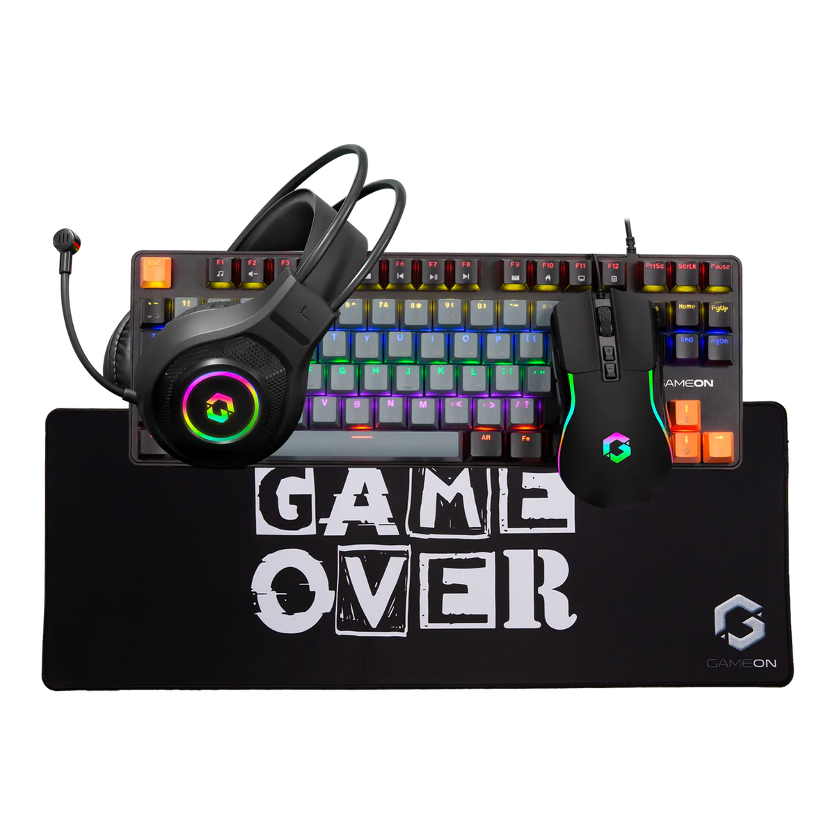 GAMEON VIPER XI All-In-One Gaming Bundle (Mechanical Keyboard, Headset, Mouse & Mousepad)
