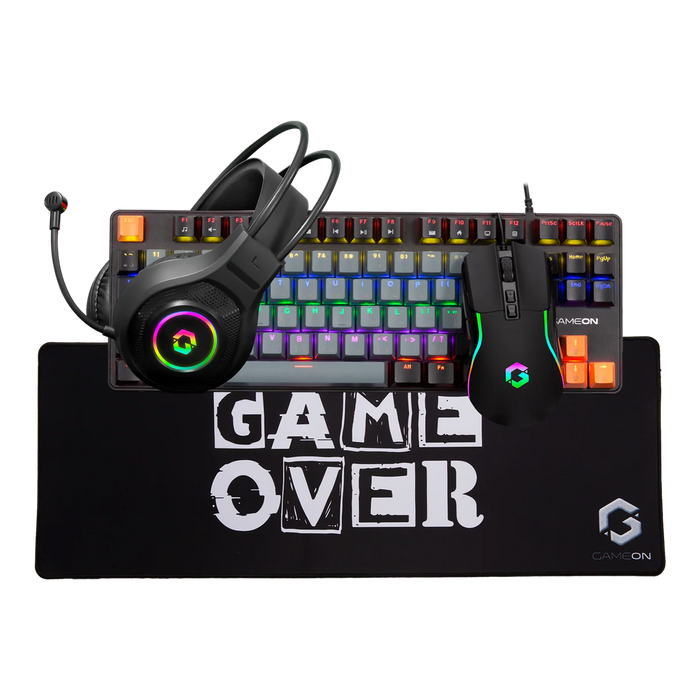 GAMEON VIPER XI All-In-One Gaming Bundle (Mechanical Keyboard, Headset, Mouse & Mousepad)