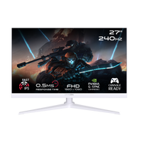 GAMEON GOA27FHD240IPS Artic Pro Series 27" FHD, 240Hz, MPRT 0.5ms, HDMI 2.1, Fast IPS Gaming Monitor (Supports PS5) - White